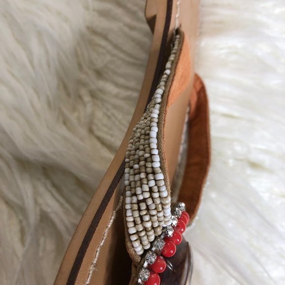 Skemo Womens Beaded Sandals Size 9 - Picture 4 of 10